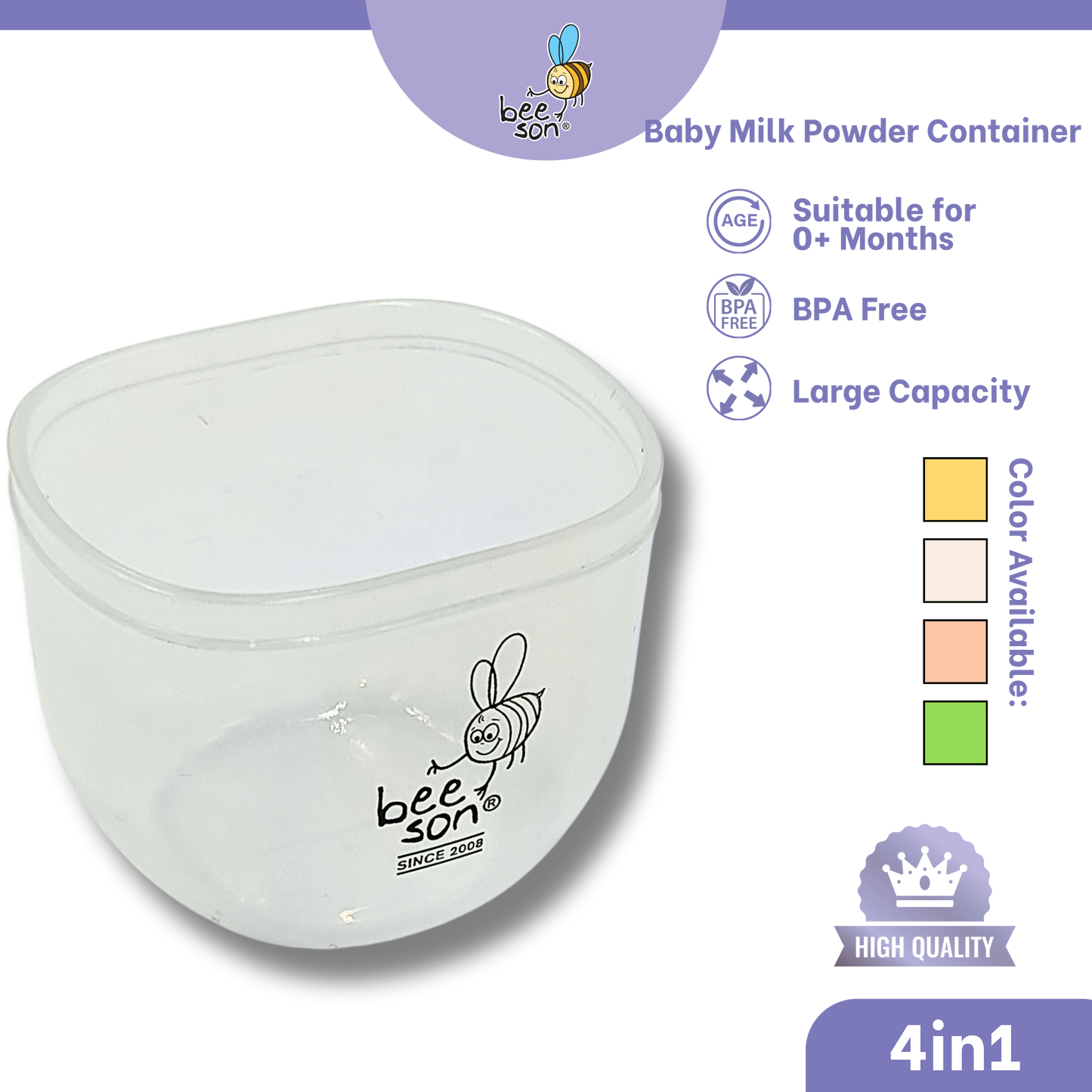 Beeson 4in1 Baby Multi Purpose Powder Container Dispenser | 80486