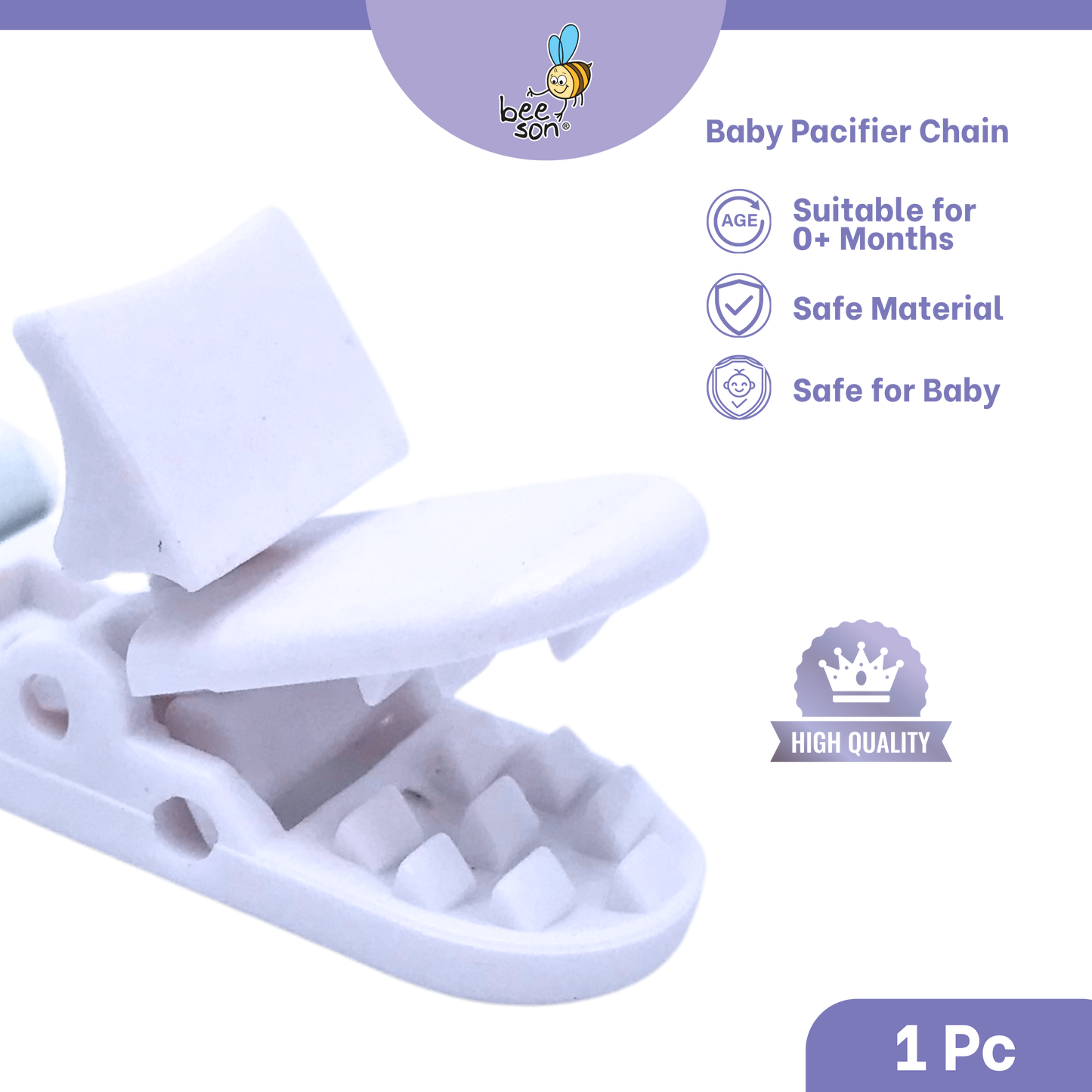 Beeson Baby Soother Safety Chain Clip 81220