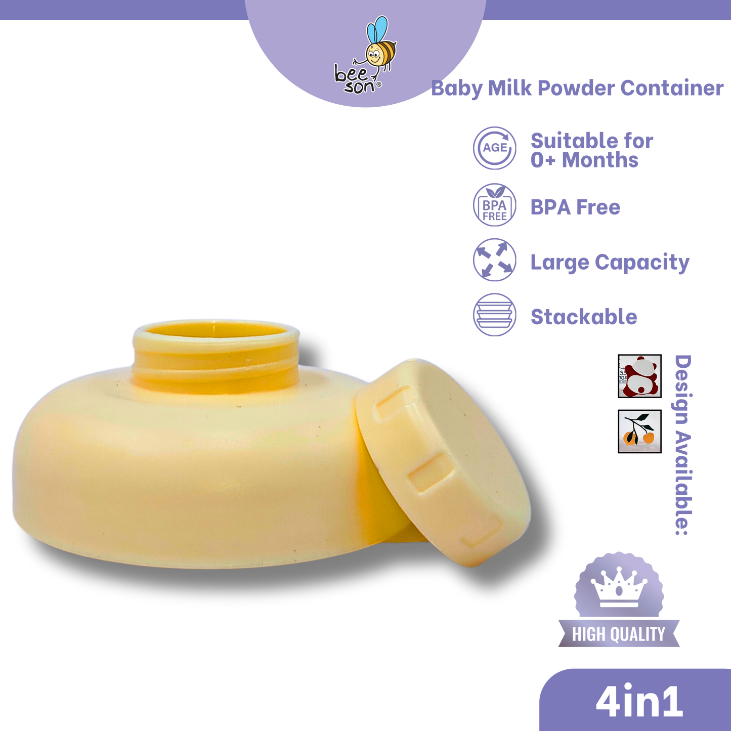Beeson 4in1 Baby Multi Purpose Powder Container Dispenser | 81248