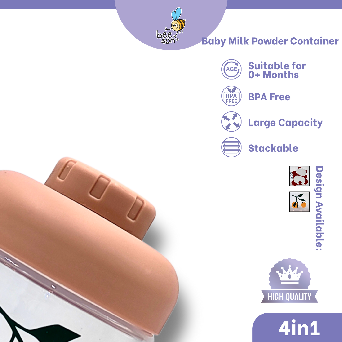 Beeson 4in1 Baby Multi Purpose Powder Container Dispenser | 81248