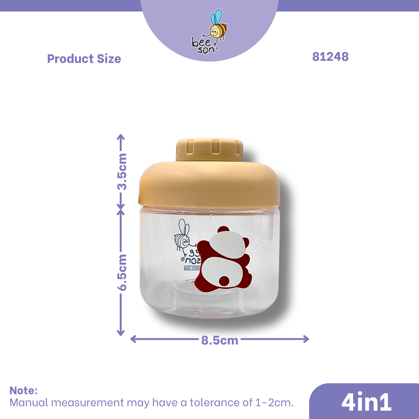 Beeson 4in1 Baby Multi Purpose Powder Container Dispenser | 81248