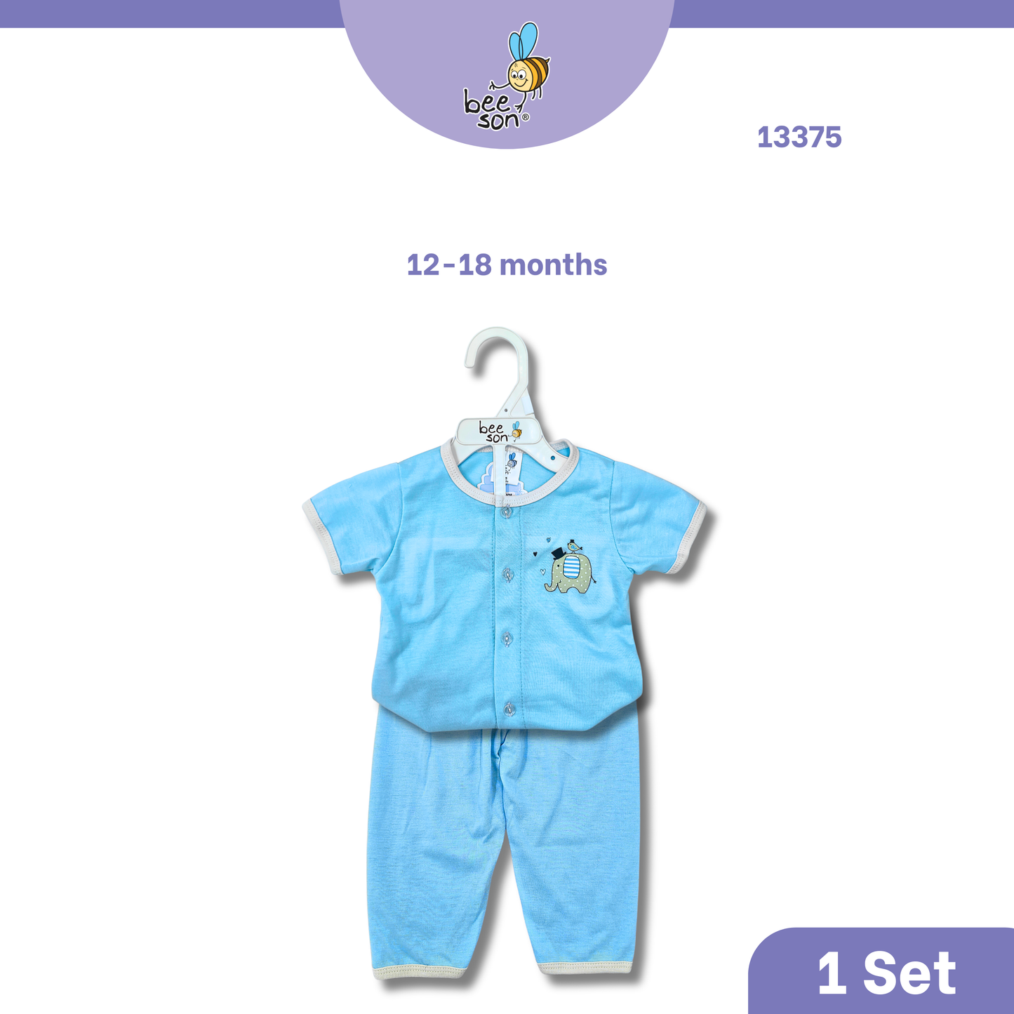 Beeson Newborn - 18months Baby Knit Cotton Top & Pant Outfit Set 13373 | 13374 | 13375 | 13376