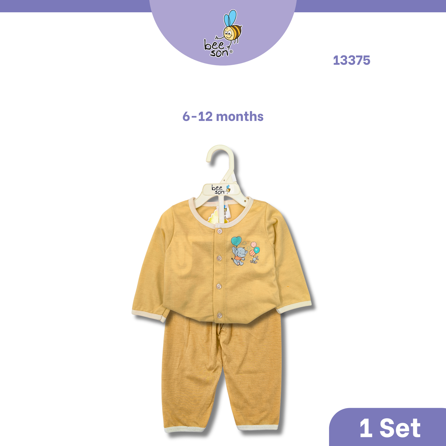 Beeson Newborn - 18months Baby Knit Cotton Top & Pant Outfit Set 13373 | 13374 | 13375 | 13376