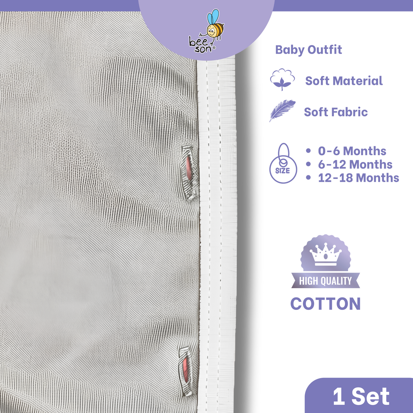 Beeson Baby Soft Cotton Top & Pant Outfit Set 0-18 Months | Unisex | 13033 | 13034 | 13036 | 13037 | 13038 | 13039 | 13042 | 13043 | 13044 | 13049 | 13056 | 13057