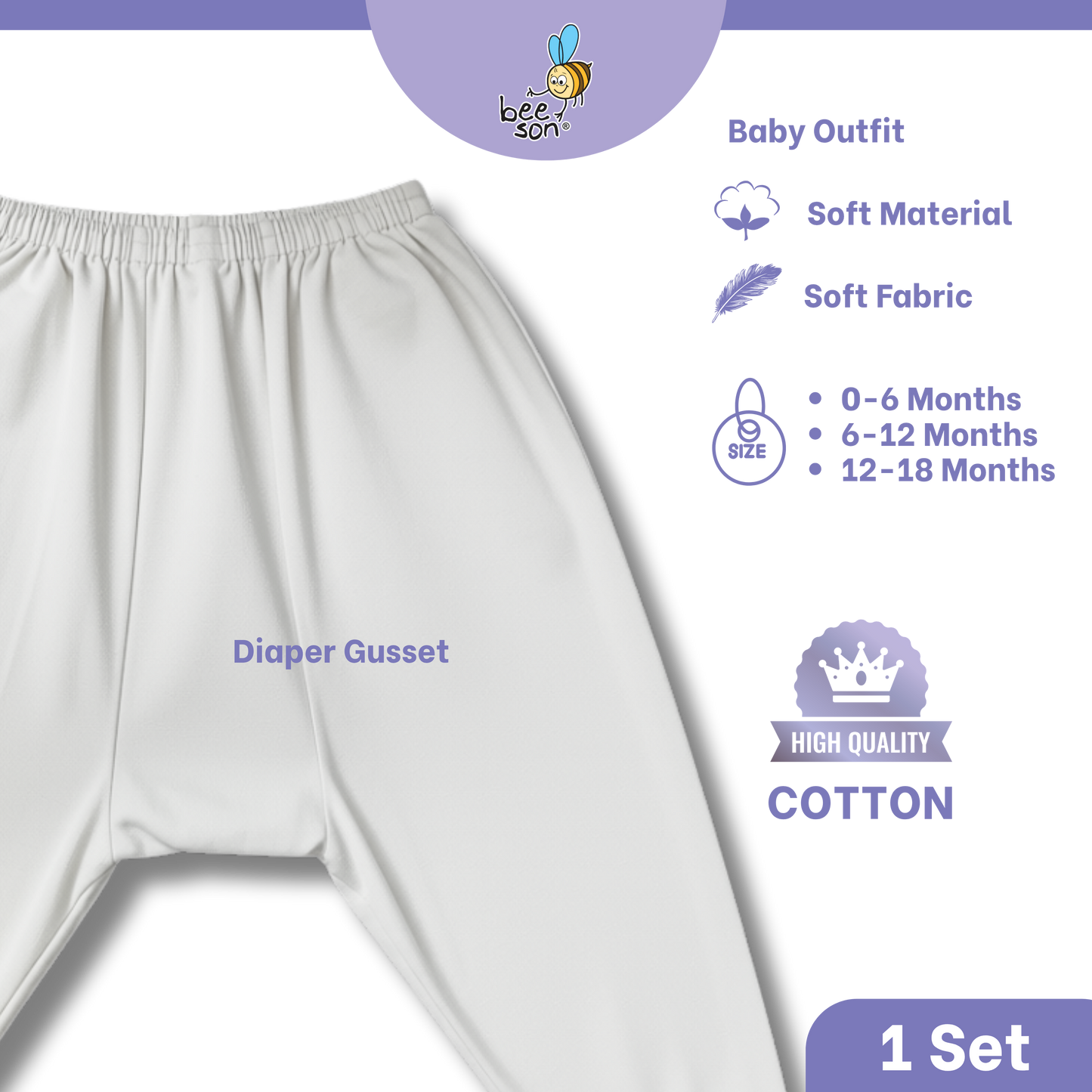 Beeson Baby Soft Cotton Top & Pant Outfit Set 0-18 Months | Unisex | 13033 | 13034 | 13036 | 13037 | 13038 | 13039 | 13042 | 13043 | 13044 | 13049 | 13056 | 13057