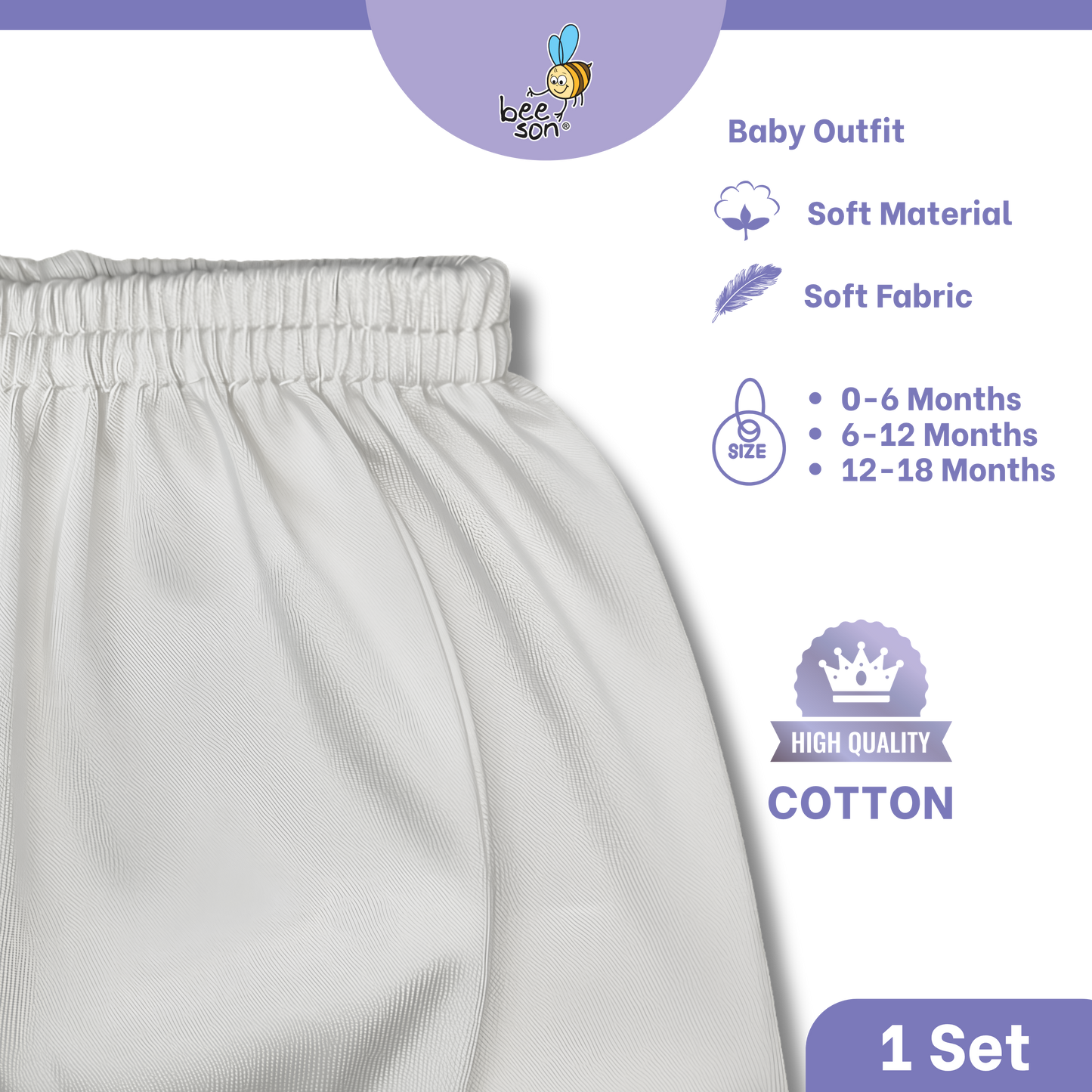 Beeson Baby Soft Cotton Top & Pant Outfit Set 0-18 Months | Unisex | 13033 | 13034 | 13036 | 13037 | 13038 | 13039 | 13042 | 13043 | 13044 | 13049 | 13056 | 13057