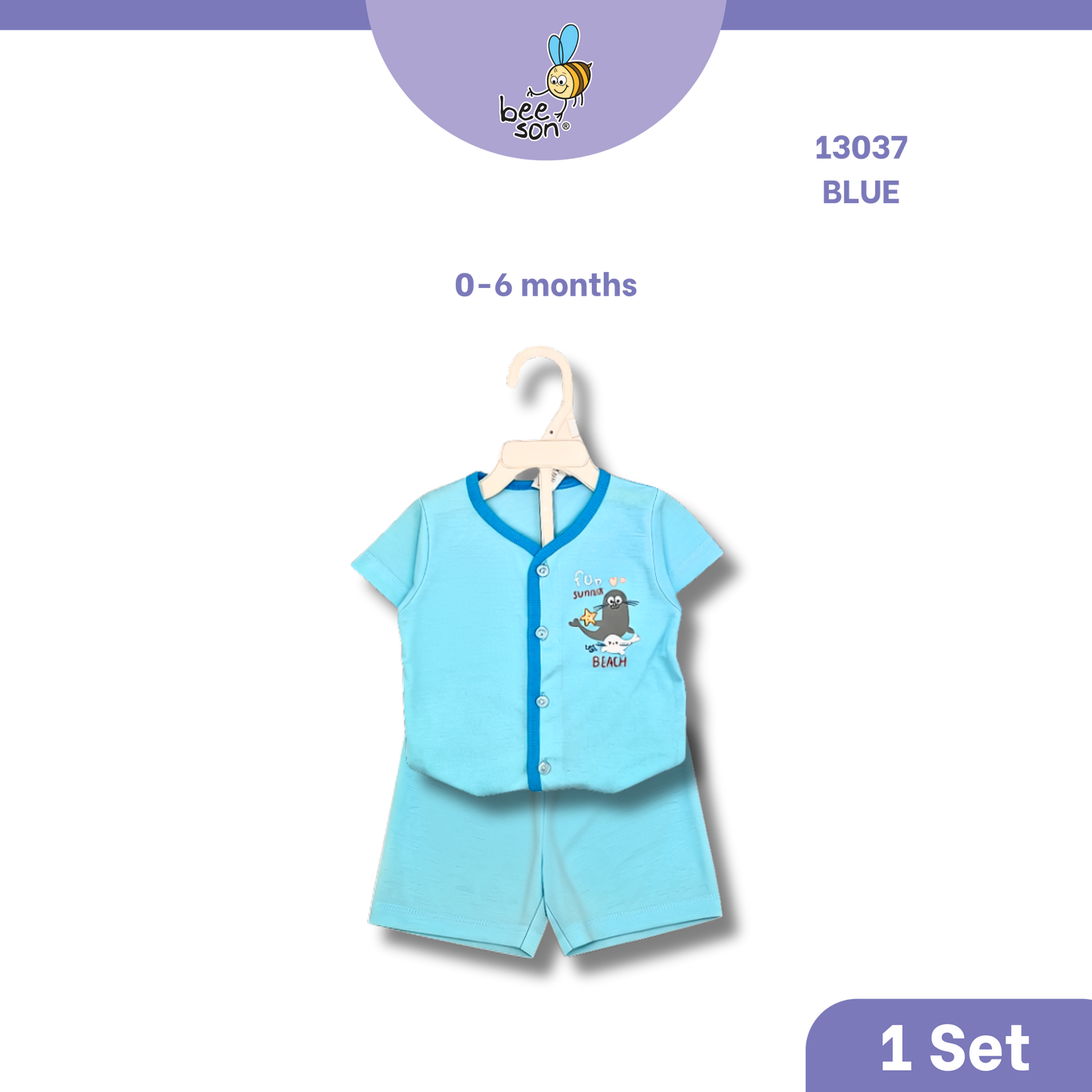 Beeson Baby Soft Cotton Top & Pant Outfit Set 0-18 Months | Unisex | 13033 | 13034 | 13036 | 13037 | 13038 | 13039 | 13042 | 13043 | 13044 | 13049 | 13056 | 13057