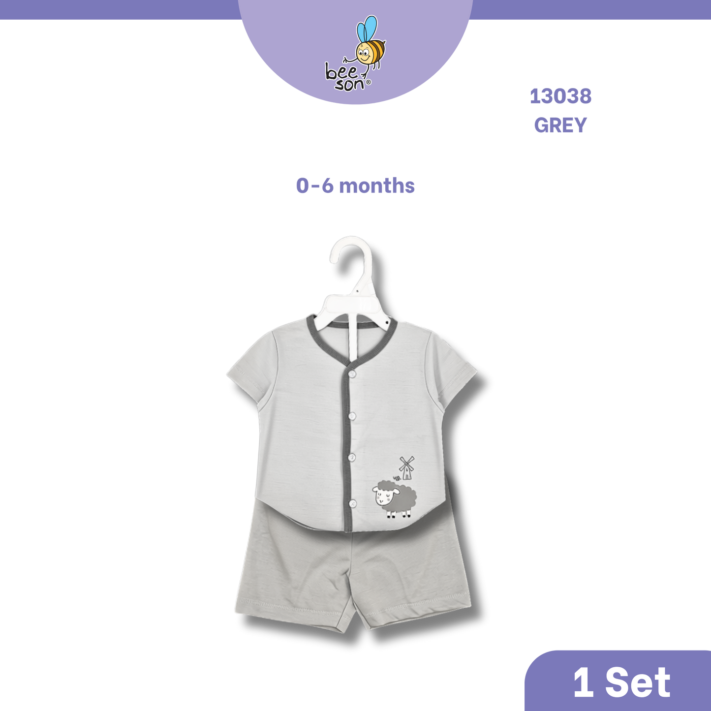 Beeson Baby Soft Cotton Top & Pant Outfit Set 0-18 Months | Unisex | 13033 | 13034 | 13036 | 13037 | 13038 | 13039 | 13042 | 13043 | 13044 | 13049 | 13056 | 13057