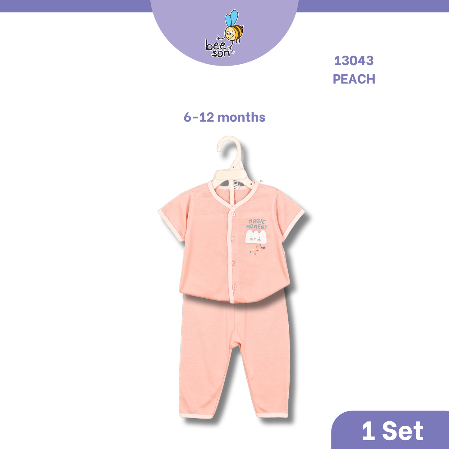 Beeson Baby Soft Cotton Top & Pant Outfit Set 0-18 Months | Unisex | 13033 | 13034 | 13036 | 13037 | 13038 | 13039 | 13042 | 13043 | 13044 | 13049 | 13056 | 13057